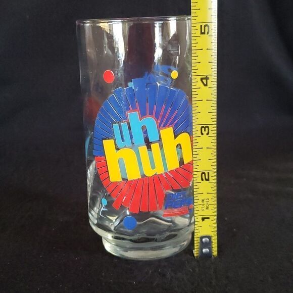 Vtg 1990s Diet Pepsi Glass Ray Charles "Uh Huh" "You Got The Right One Baby - Picture 9 of 10